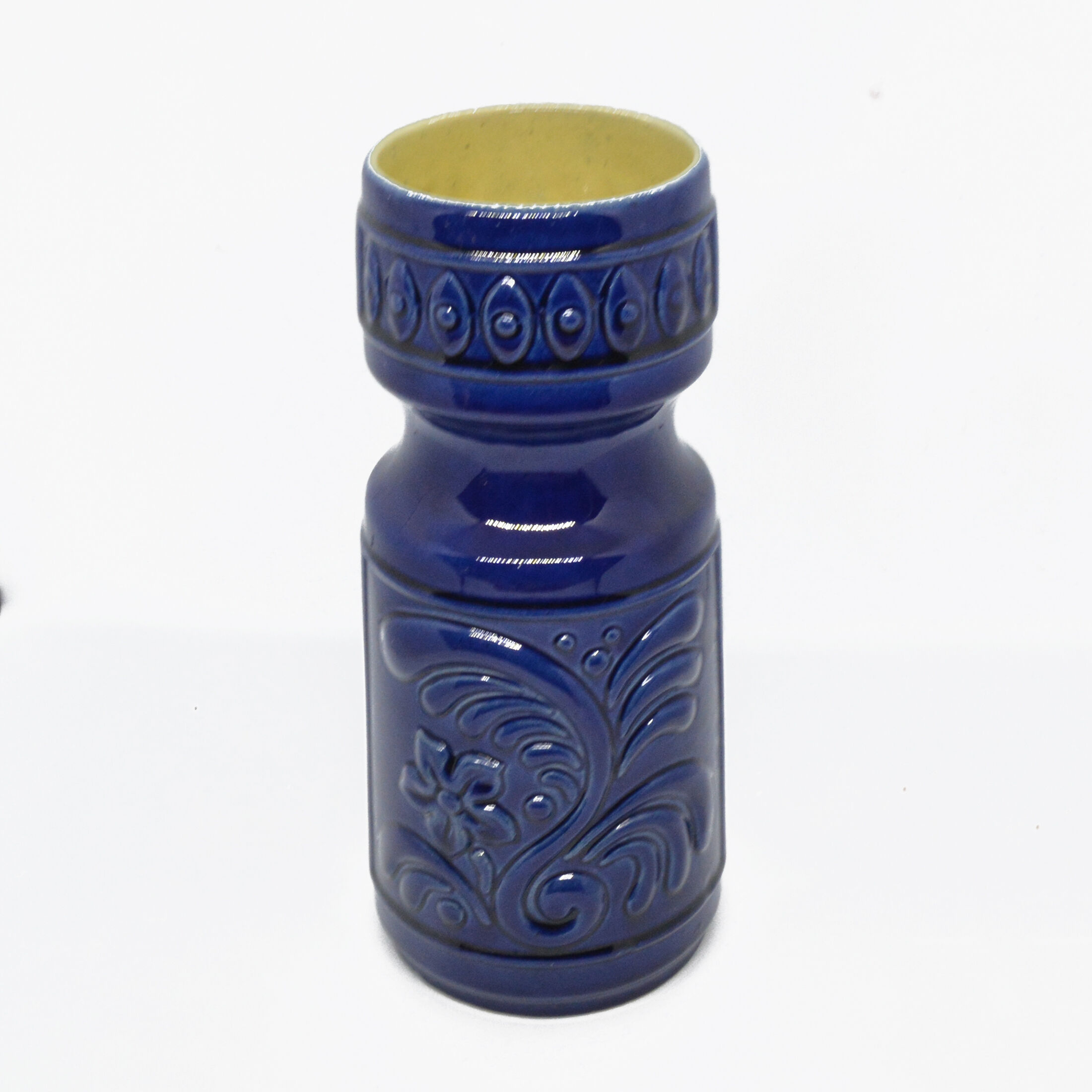 1970s rustic ceramic vase type 122-24, Scheurich Keramik, Germany,