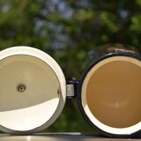 Old Menelit black enameled sheet metal coffee maker -1970