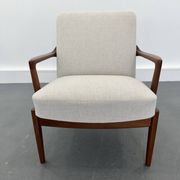 Fauteuil lounge vintage danois en teck, 1970