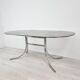 Table en verre fumé 1970