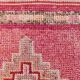 3x9 soft pastel pink vintage runner rug, 81x292cm sk 23329 free shipping