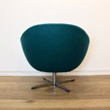 Pair of 1960's swivel armchairs
