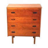 Commode scandinave ne teck années 60