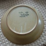 Pair of CNP Village France soup plates