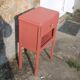 Terracotta pink bedside table