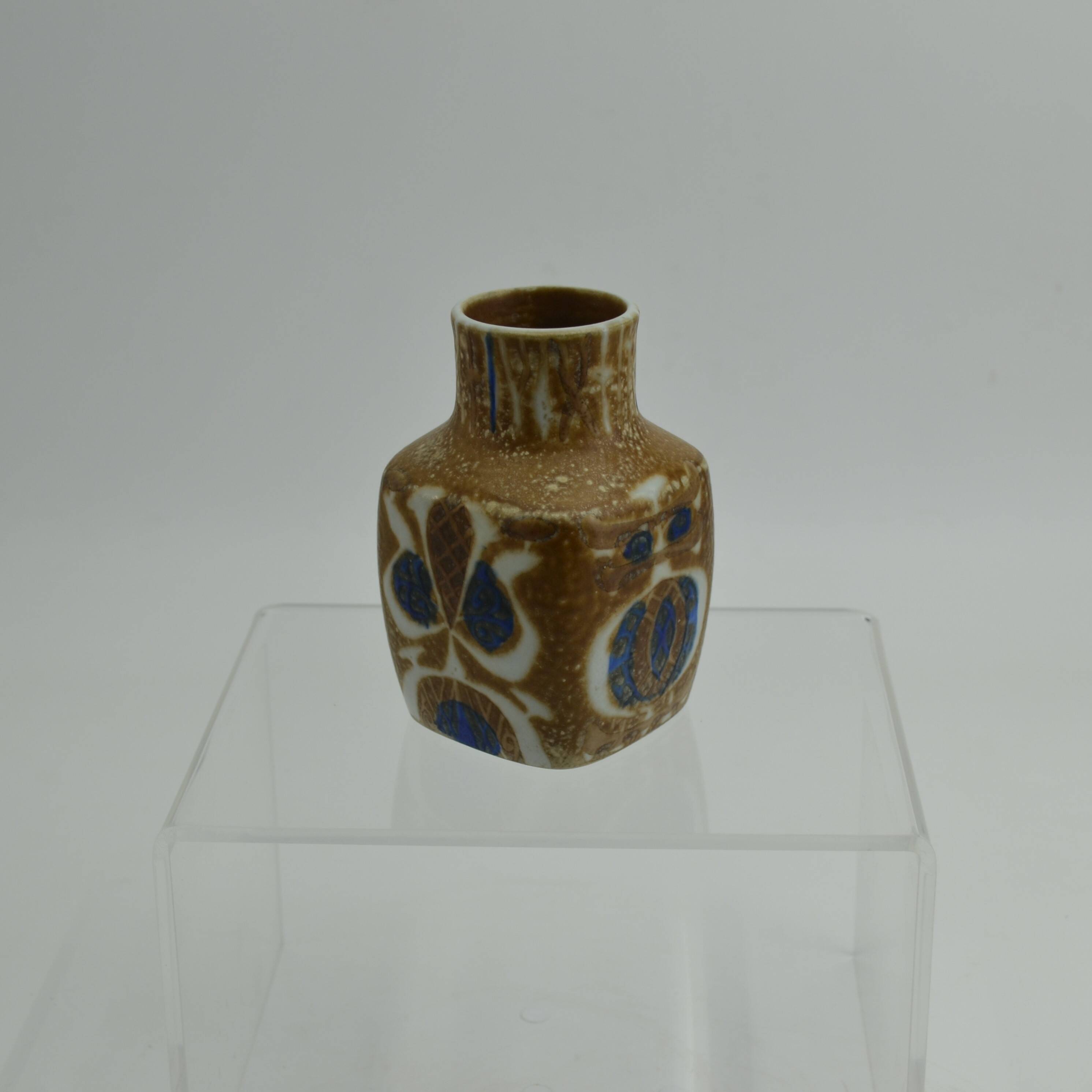 Biscuit porcelain vase from the Baca series by Nils Thorsson for Royal Copenhagen.