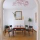 4 chaises vertes danoises estampillées