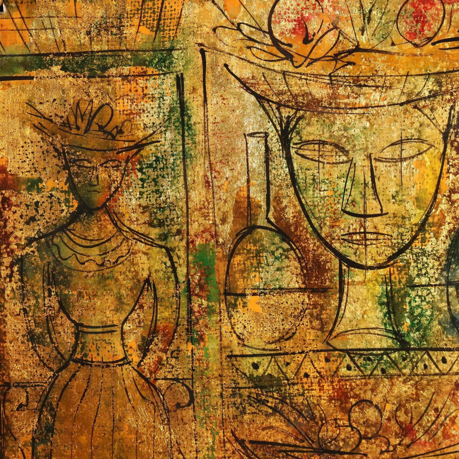 Vintage mahogany bar cabinet from the 1960s.