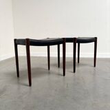 Set Møller 80A stools, 1960s