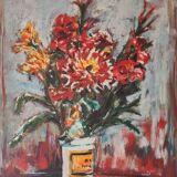 Oil on canvas signed