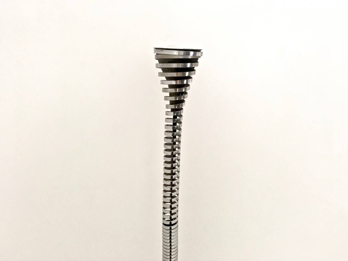 Steel Floor Lamp by Eleonore Peduzzi Riva for Candle, Italy