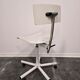 1980s Vintage Industrial Swivel Chair with Adjustable Backrest and Cas