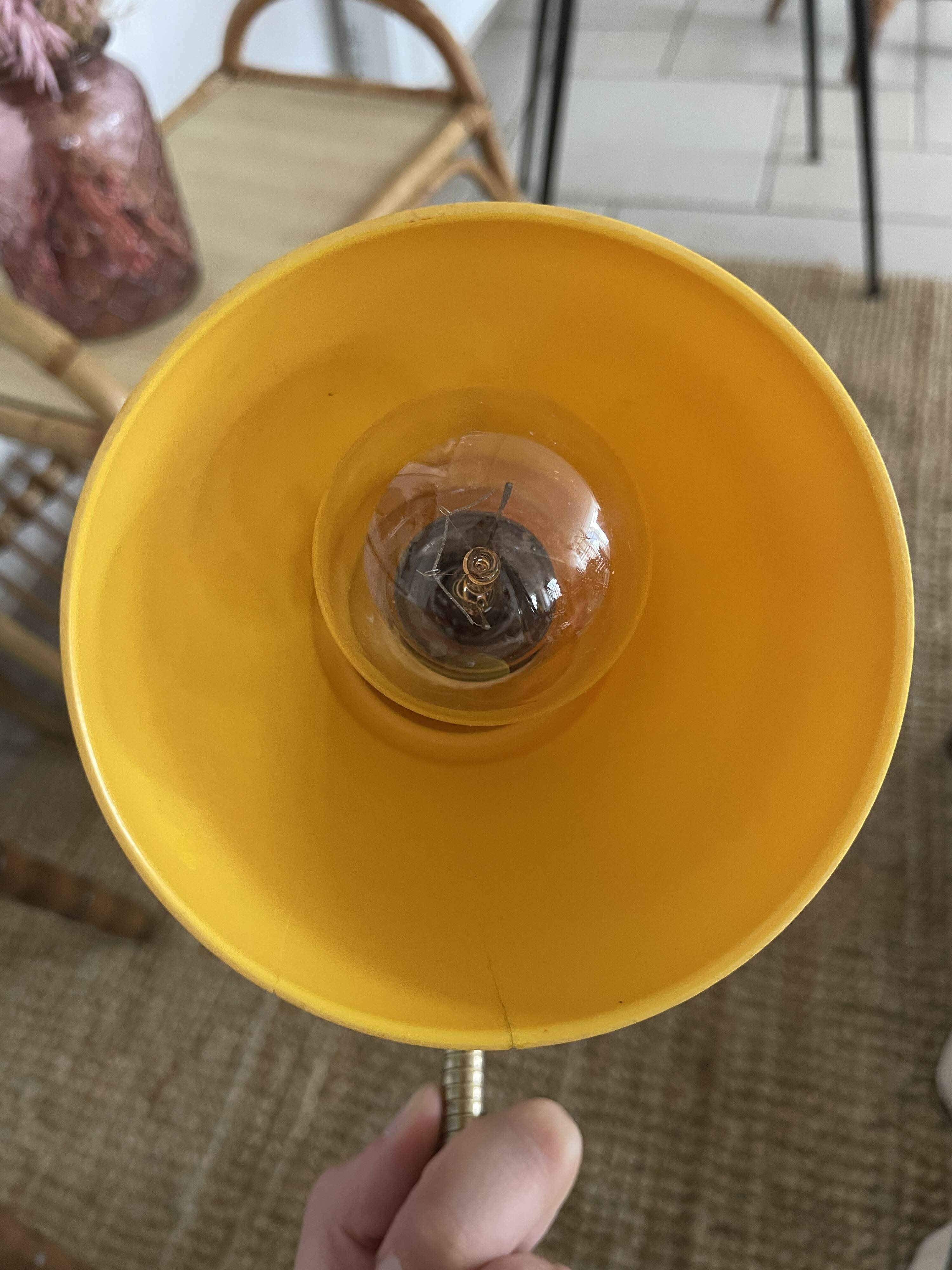 Vintage casserole lamp