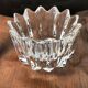 Small tulip pocket or signed crystal baguier, Scandinavian design by Jan Johanson Orrefors