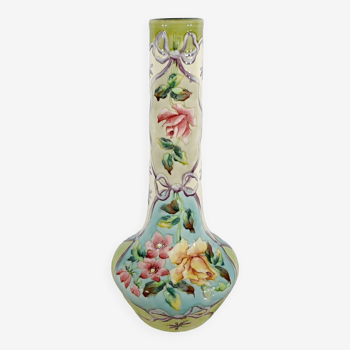 Vase en Faïence de Longchamp, Art Nouveau - 1900