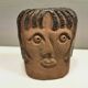 Decorative ceramic head from Sloth Ceramics Denmark 1979.