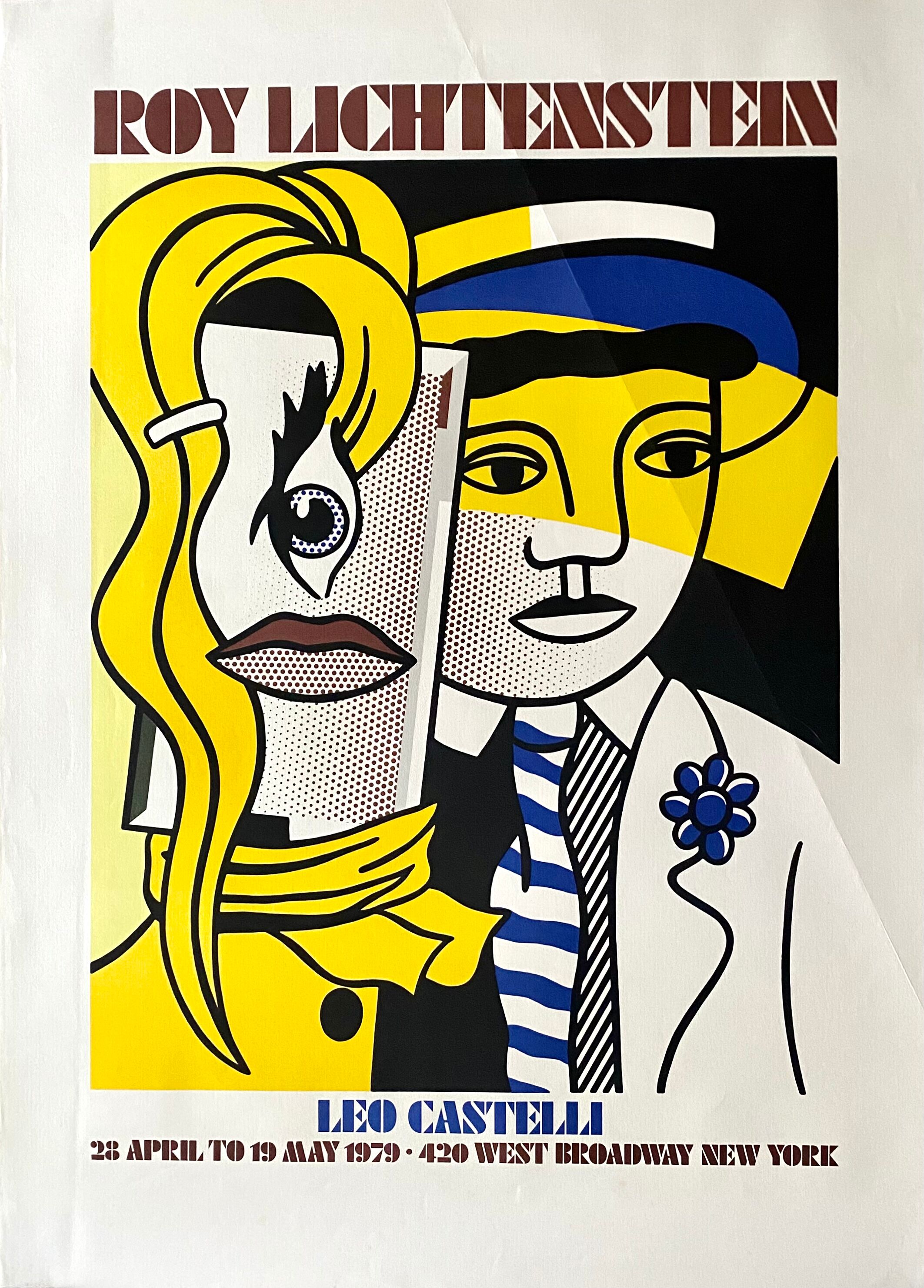 Roy Lichtenstein - Original Exhibition Poster at Leo Castelli Gallery, 1979 - Poster
