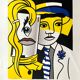 Affiche d’exposition originale à Leo Castelli Gallery Roy Lichtenstein 1979