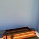 Plateau rectangulaire art déco en bois laqué