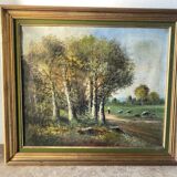 Paysage fin XIXE début XXÈME siècle