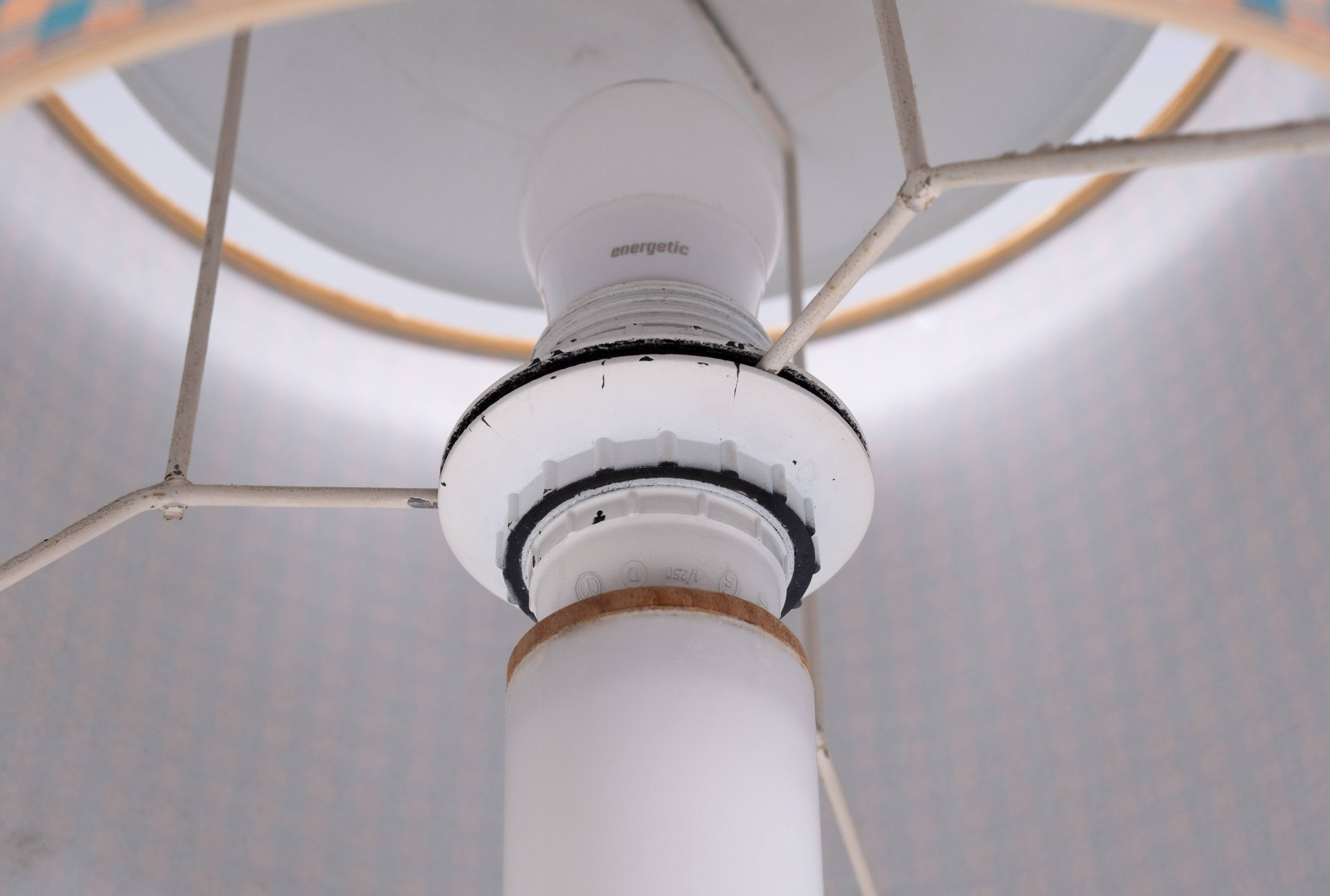 Kastrup Holmegaard Opaline Glass Table lamp Denmark 1960s