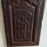 Carved wooden panels