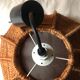 Vintage orange rope pendant light from the 70s