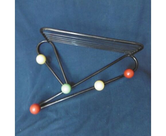 Coat Rack By Roger Feraud Vintage Modernist Colored Ball 50 60 Selency Coat Rack By Roger Feraud Vintage, Colored Ball Coat Rack