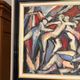 Oil Painting Canvas Cubist Cubist Scene Figurative Dance