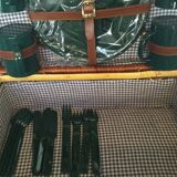 Vintage picnic basket