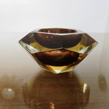 Cendrier Sommerso Murano, design d'Alessandro Mandruzzato, années 70