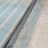 Metal and wood bench