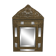 Antique mirror in repoussé and patinated copper from the Napoléon III era.