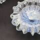 Set of 3 Blue Ercole Barovier "Bullicante" Murano Glass Vase for Barovier &