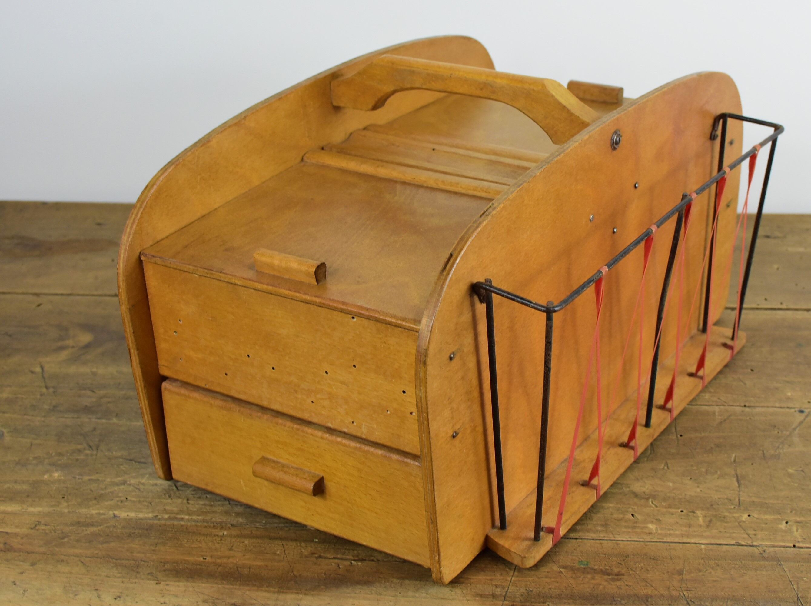 Vintage wood table worker