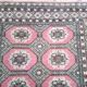 Old handmade oriental carpet 198 x 126