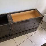 Demountable bookcase circa 1950, in 6 modular elements