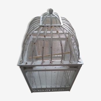 Old tin birdcage