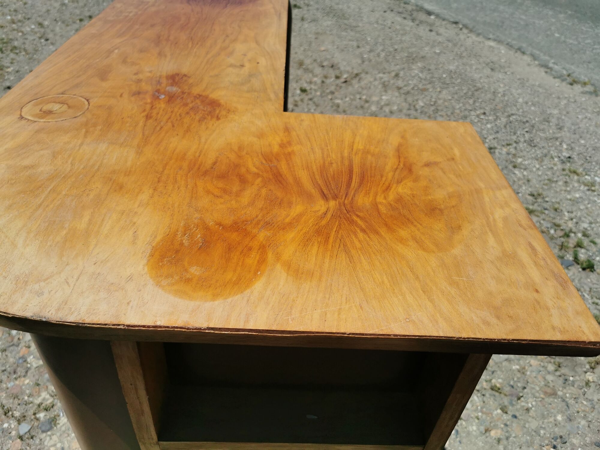Corner bar and old stool from the 60s/ 70s, seventies skaï, vintage