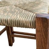 Two-tone straw chairs 1950