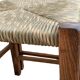 Two-tone straw chairs 1950