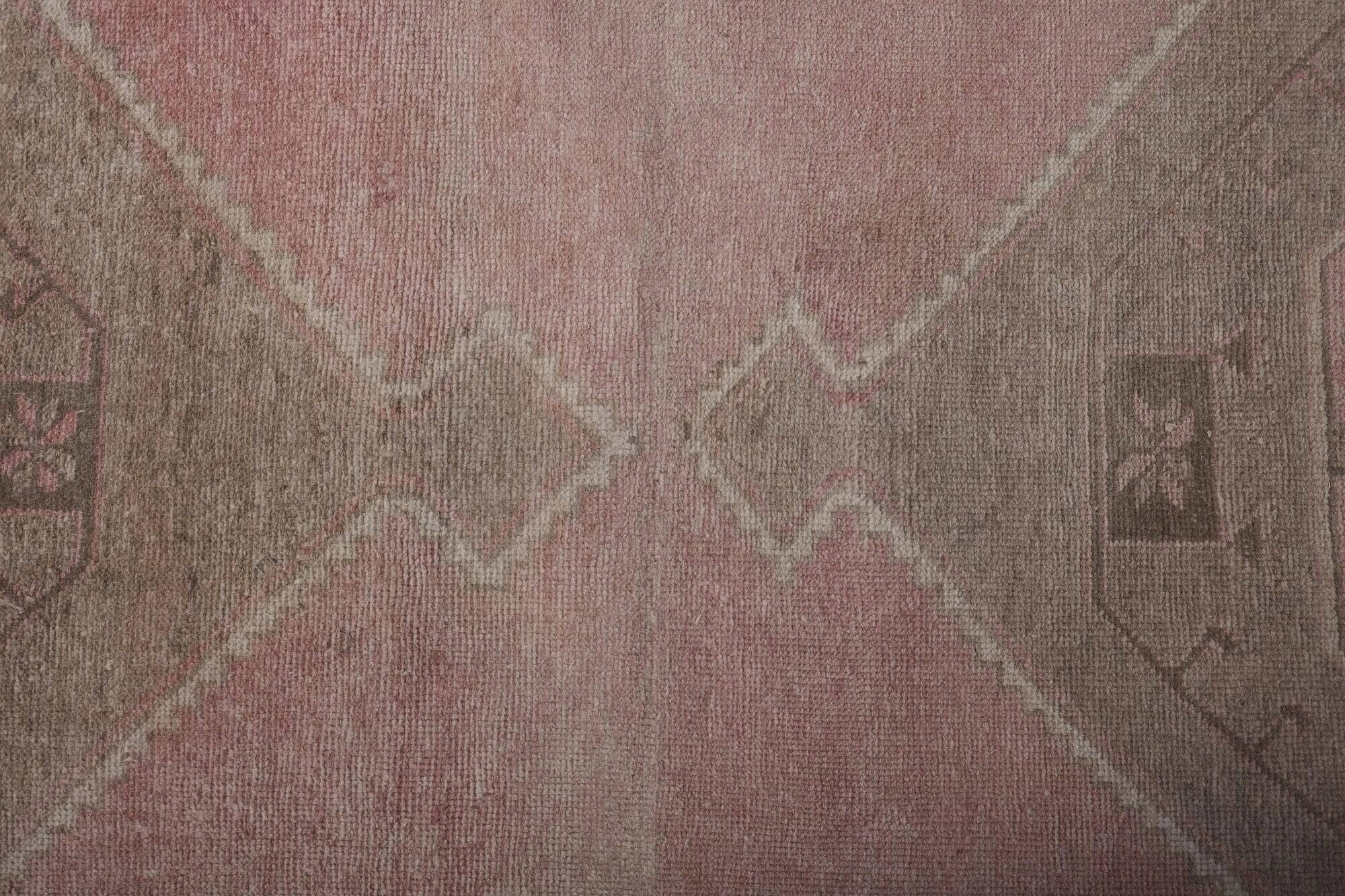 Tapis de couloir turc vintage 87x846 cm