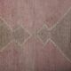 Tapis de couloir turc vintage 87x846 cm