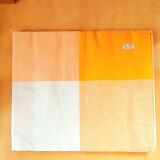 Rectangular checkered tablecloth 60s