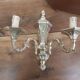 Pair of bronze sconces