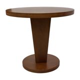 Vintage side table art deco style 80s wood minimalist design