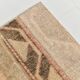 Turkish Pale Red & Cream Vintage Runner Rug, 71x378Cm
