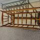 Antique solid walnut cradle