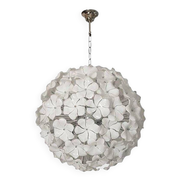 Suspension contemporaine en verre de Murano, Italie