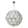 White Lotus Murano Glass Sputnik Chandelier by Simoeng